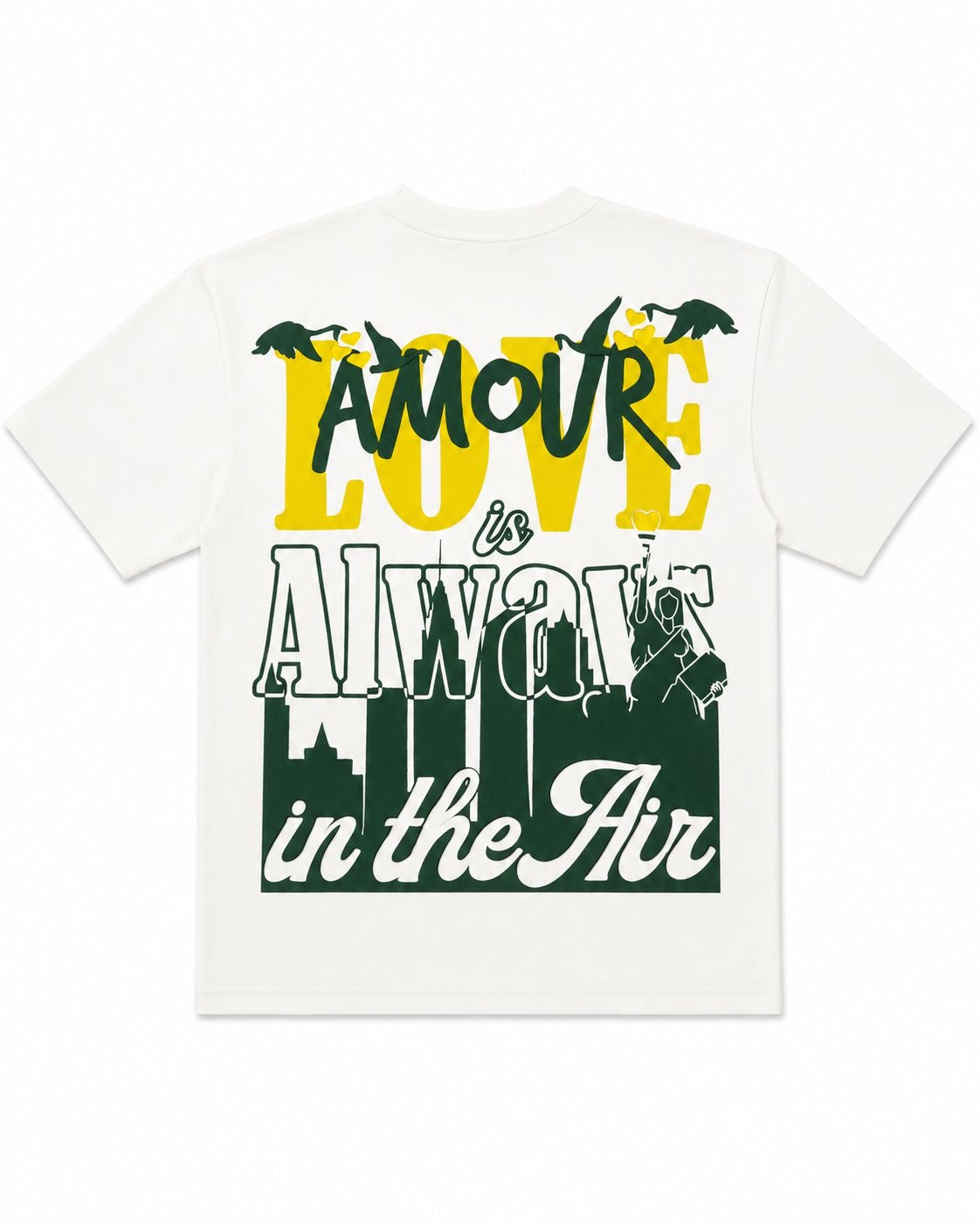 Love is in the Air Tee - White/Green